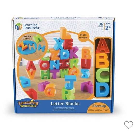 Learning Resources Letter Blocks - Picture 1 of 7